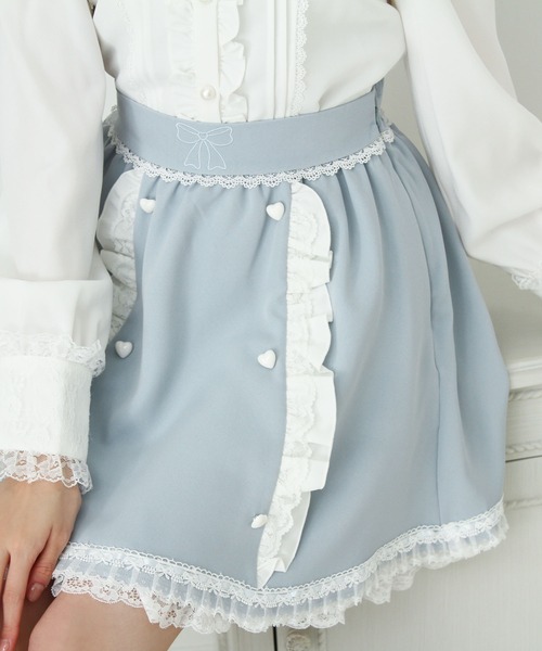 DearMyLove(ディアマイラブ)の「リボン刺繍ギャザースカート(スカート・レディース・ブラック×ホワイト/ホワイト×ブルー/ベビーピンク・LL/LARGE/MEDIUM/SMALL/3L)」の20枚目の写真
