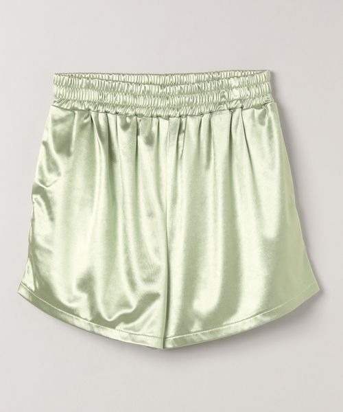 JEANASIS（ジーナシス）の「【Les Fleurs】サテンパイピングショートパンツ/293933（その他パンツ・レディース・ブラック/シルバー/グリーン・FREE）」の3枚目の写真