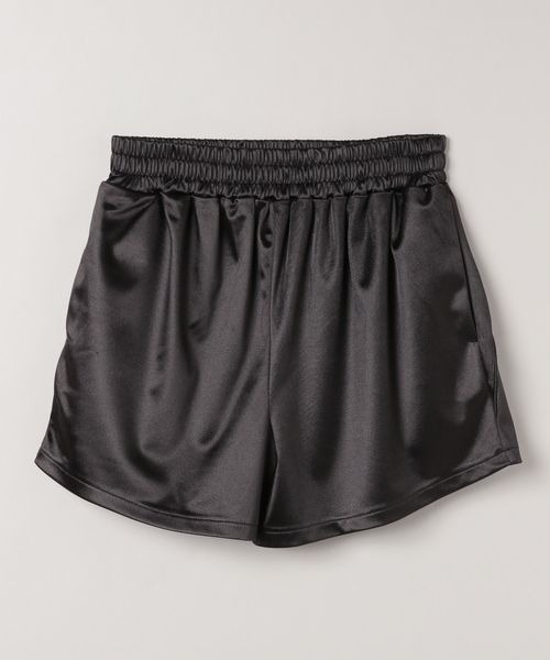 JEANASIS（ジーナシス）の「【Les Fleurs】サテンパイピングショートパンツ/293933（その他パンツ・レディース・ブラック/シルバー/グリーン・FREE）」の2枚目の写真