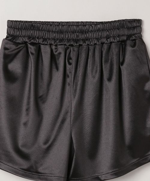 JEANASIS（ジーナシス）の「【Les Fleurs】サテンパイピングショートパンツ/293933（その他パンツ・レディース・ブラック/シルバー/グリーン・FREE）」の5枚目の写真