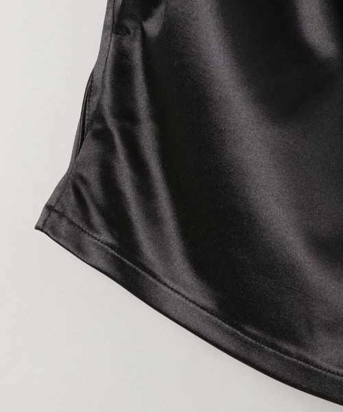 JEANASIS（ジーナシス）の「【Les Fleurs】サテンパイピングショートパンツ/293933（その他パンツ・レディース・ブラック/シルバー/グリーン・FREE）」の8枚目の写真