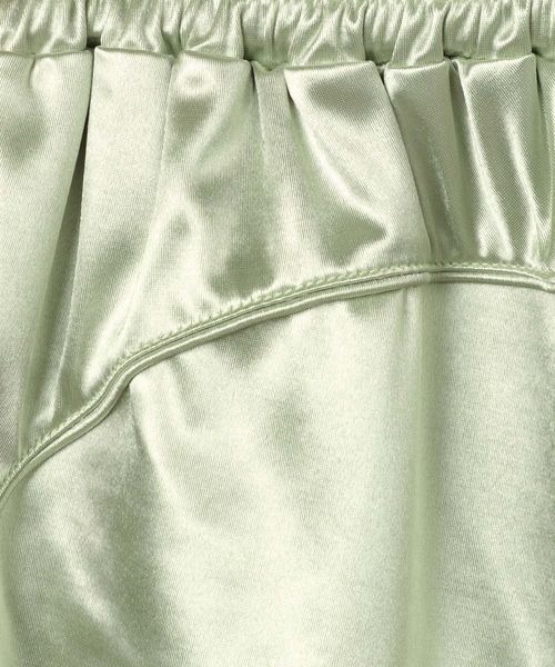 JEANASIS（ジーナシス）の「【Les Fleurs】サテンパイピングショートパンツ/293933（その他パンツ・レディース・ブラック/シルバー/グリーン・FREE）」の11枚目の写真