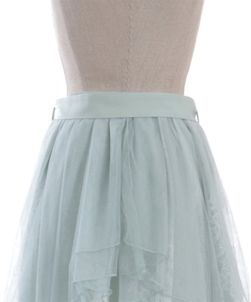 axes femme POETIQUE（アクシーズファムポエティック）の「バックフリルチュールスカート（スカート・レディース・ピンク/イエロー/グリーン・MEDIUM）」の17枚目の写真