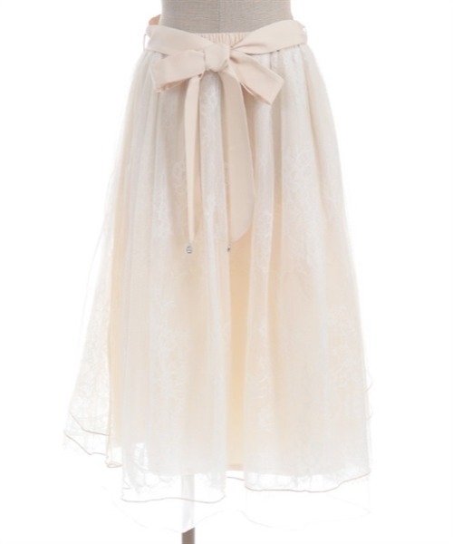 axes femme POETIQUE（アクシーズファムポエティック）の「バックフリルチュールスカート（スカート・レディース・ピンク/イエロー/グリーン・MEDIUM）」の20枚目の写真