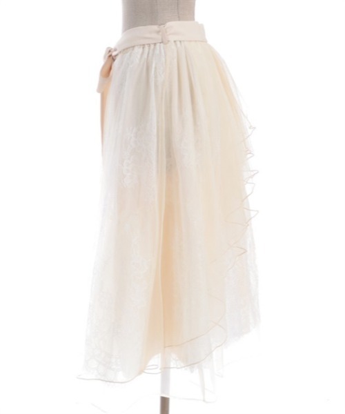 axes femme POETIQUE（アクシーズファムポエティック）の「バックフリルチュールスカート（スカート・レディース・ピンク/イエロー/グリーン・MEDIUM）」の21枚目の写真