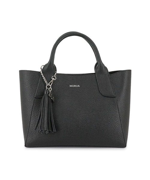 MURUA（ムルーア）の「MURUA(ムルーア) 2WAYハンドバッグ MR-B1325 タッセル（ハンドバッグ・レディース・ブラック/ライトグレー/ネイビー・FREE）」の13枚目の写真
