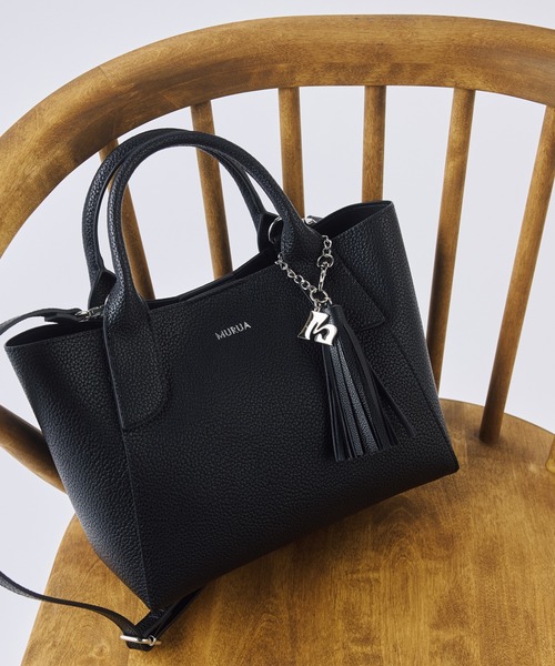 MURUA(ムルーア) 2WAYハンドバッグ MR-B1325 タッセル（ハンドバッグ