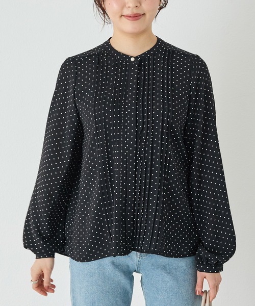 あけらページ LEPSIM ブラウス シャツ フリルVネックブラウス 288556