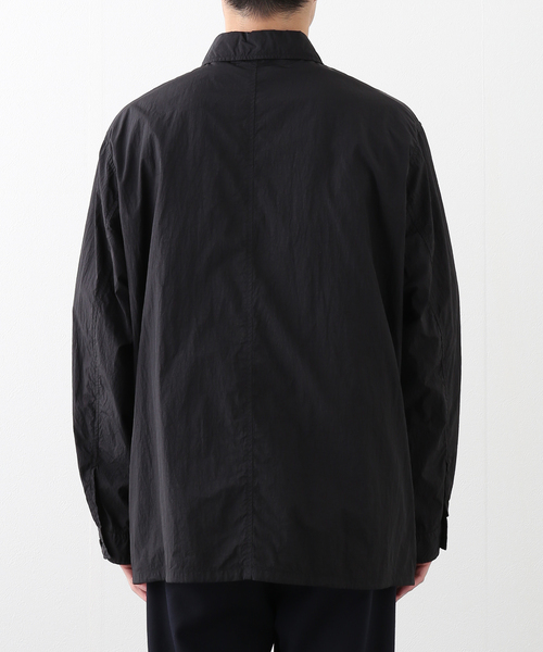 ATON（エイトン）の「ATON (エイトン) HAND DYED NYLON SHIRT ジャケット（その他アウター・メンズ・ブラック・6）」の7枚目の写真