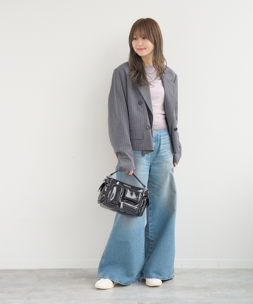 JOINT WORKS(ジョイントワークス)の「GUESS/ゲス GO RHINESTONE LONG SLEEVE TOP(Tシャツ/カットソー・レディース・ホワイト/ボルドー/ブラック・MEDIUM)」の21枚目の写真
