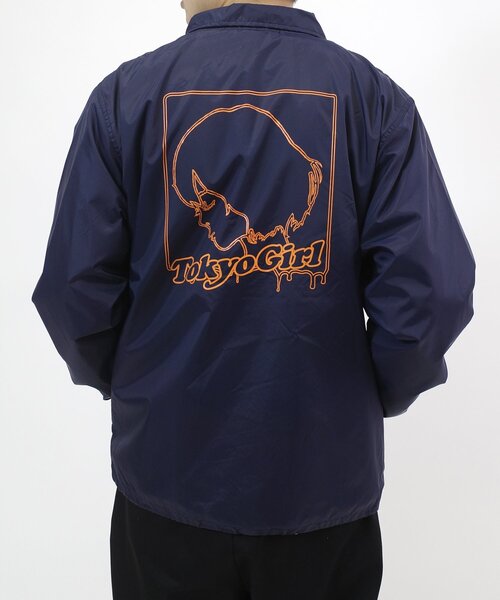 セール】【WEB限定】(UNISEX) TOKYO GIRL コーチジャケット