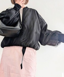 CORNERS by yui（コーナーズバイユイ）の「【CORNERS by yui】チュールレイヤードブルゾン（ブルゾン）」