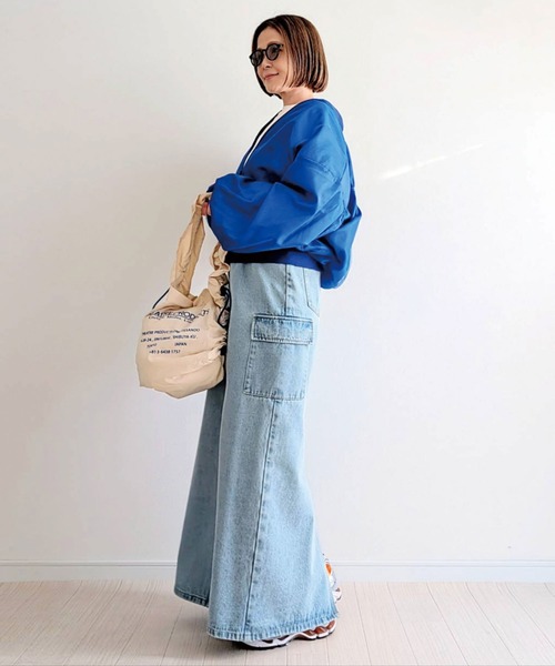 チュールレイヤードブルゾン WEB限定 /チュールレイヤードブルゾン | natural couture