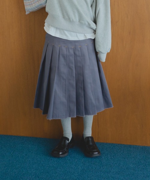 common gull products 街のチノプリーツスカート セール】街のチノプリーツスカート（スカート）｜common gull