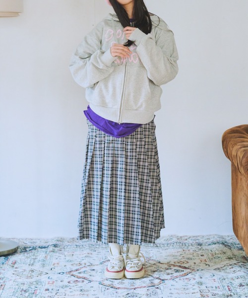 common gull products.(コモンガルプロダクツ)の「街のチノプリーツスカート(スカート・レディース・ベージュ系/グレー系/ブラック系/ネイビー・MEDIUM/SMALL)」の20枚目の写真
