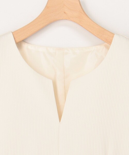 MICO COULIER（ミコクリエ）の「《オケージョン対応》ふくれストライプワンピース（ワンピース・レディース・ブラック/オフホワイト・38）」の7枚目の写真