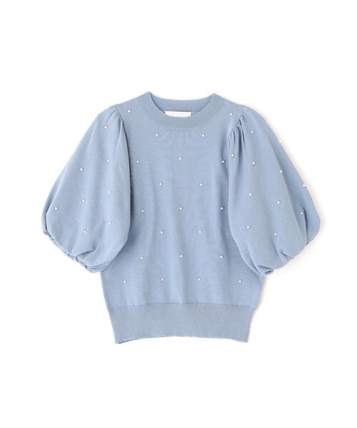 PROPORTION BODY DRESSING（プロポーションボディドレッシング）の「パール付きバルーン袖ニット / 1215170310（ニット/セーター・レディース・ベージュ/ピンク/ブルー・FREE）」の21枚目の写真