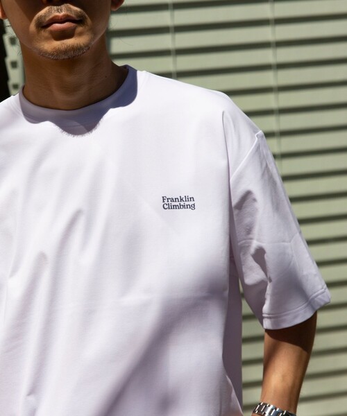 Franklin Climbing（フランクリンクライミング）の「【Franklin Climbing】FLEX TECH バックプリント 半袖ロゴTシャツ（Tシャツ/カットソー・メンズ・ホワイト/ブラック/グレー/レッド・M/L）」の18枚目の写真