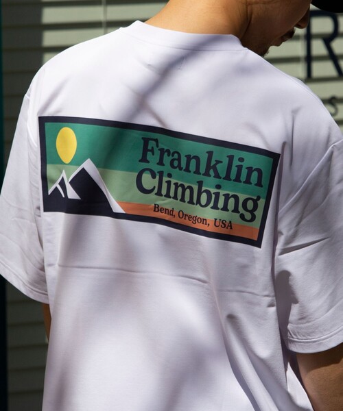 Franklin Climbing（フランクリンクライミング）の「【Franklin Climbing】FLEX TECH バックプリント 半袖ロゴTシャツ（Tシャツ/カットソー・メンズ・ホワイト/ブラック/グレー/レッド・M/L）」の22枚目の写真