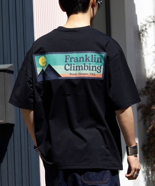 Franklin Climbing（フランクリンクライミング）の「【Franklin Climbing】FLEX TECH バックプリント 半袖ロゴTシャツ（Tシャツ/カットソー・メンズ・ホワイト/ブラック/グレー/レッド・M/L）」の12枚目の写真