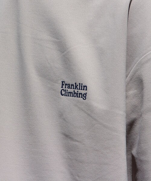 Franklin Climbing（フランクリンクライミング）の「【Franklin Climbing】FLEX TECH バックプリント 半袖ロゴTシャツ（Tシャツ/カットソー・メンズ・ホワイト/ブラック/グレー/レッド・M/L）」の6枚目の写真