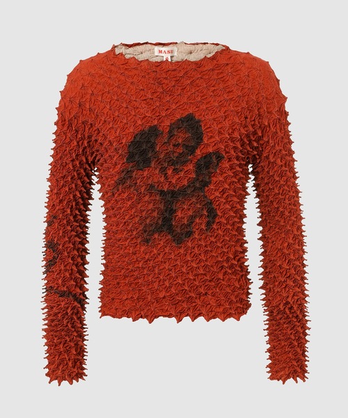 MASU(エムエーエスユー)の「SPIKY SWEATSHIRT(その他トップス・メンズ・サックスブルー/レッド・48)」の2枚目の写真