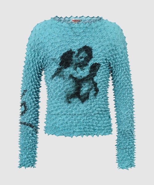 MASU(エムエーエスユー)の「SPIKY SWEATSHIRT(その他トップス・メンズ・サックスブルー/レッド・48)」の1枚目の写真