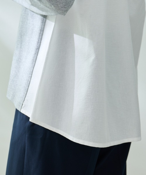 Arnold Palmer(アーノルドパーマー)の「ギンガム バック ドッキング フレア チュニック(チュニック・レディース・ライトベージュ/杢グレー/ブラック・L/M/S)」の9枚目の写真