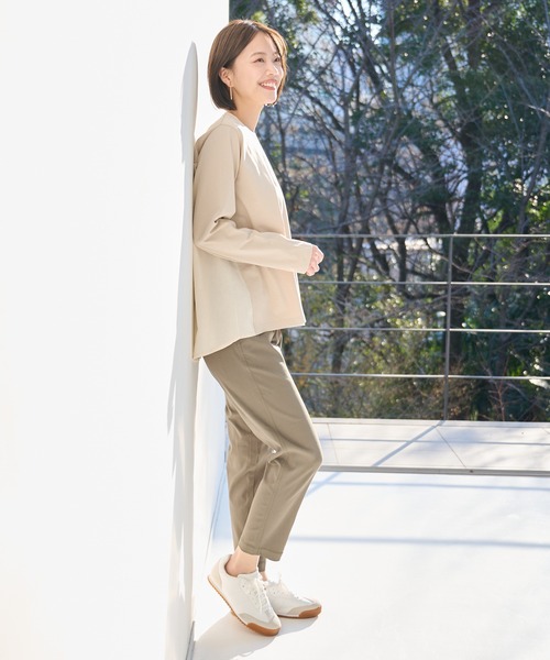 Arnold Palmer(アーノルドパーマー)の「ギンガム バック ドッキング フレア チュニック(チュニック・レディース・ライトベージュ/杢グレー/ブラック・L/M/S)」の14枚目の写真