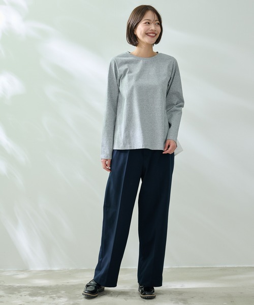 Arnold Palmer(アーノルドパーマー)の「ギンガム バック ドッキング フレア チュニック(チュニック・レディース・ライトベージュ/杢グレー/ブラック・L/M/S)」の22枚目の写真