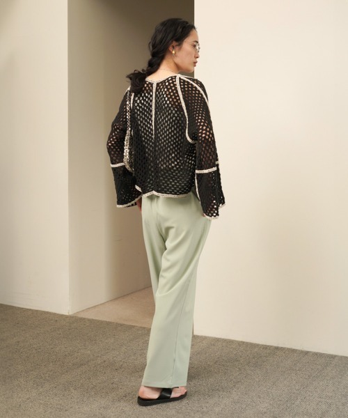 Bab(バブ)の「クロシェショートカーディガン(カーディガン/ボレロ・レディース・ホワイト系その他/A/B・FREE)」の12枚目の写真