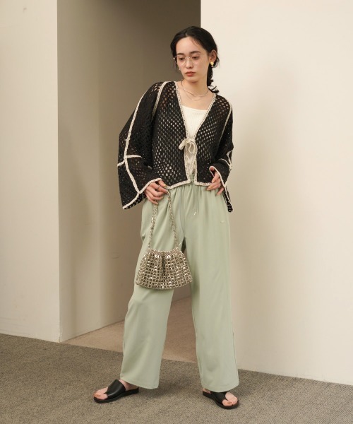 Bab(バブ)の「クロシェショートカーディガン(カーディガン/ボレロ・レディース・ホワイト系その他/A/B・FREE)」の14枚目の写真