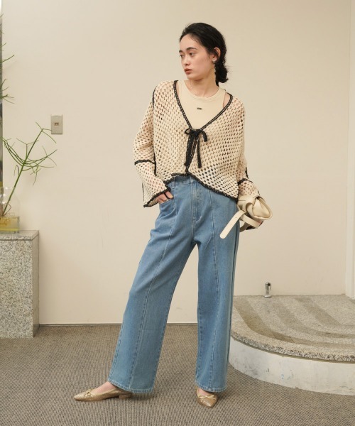 Bab(バブ)の「クロシェショートカーディガン(カーディガン/ボレロ・レディース・ホワイト系その他/A/B・FREE)」の15枚目の写真