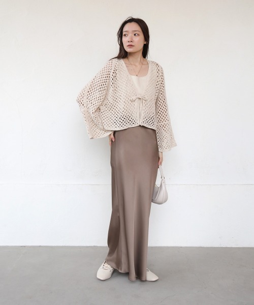 Bab(バブ)の「クロシェショートカーディガン(カーディガン/ボレロ・レディース・ホワイト系その他/A/B・FREE)」の16枚目の写真