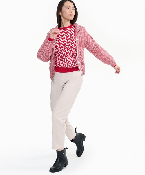 セール】軽量 撥水 パッカブルプリントジップアップナイロンジャケット