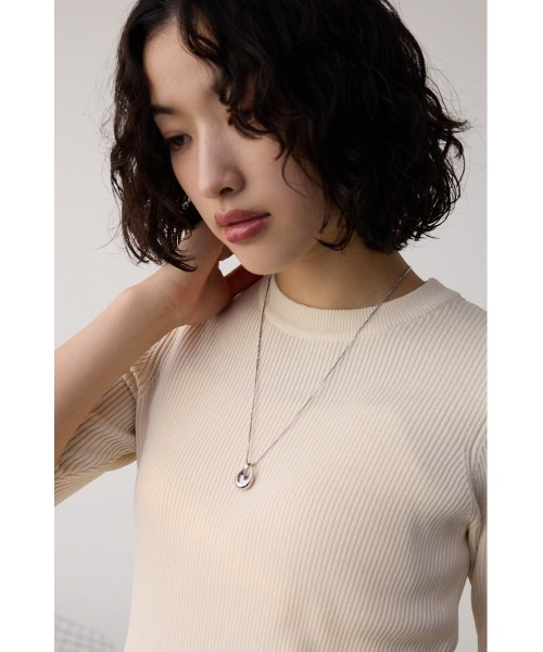 AZUL by moussy（アズールバイマウジー）の「マルチウェイニュアンスサークルネックレス（ネックレス・レディース・ゴールド系その他/シルバー・FREE）」の3枚目の写真