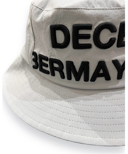 ディセンバーメイwater repellent bucket hatUNISEX Water repellent cap bucket hat（ハット）｜DECEMBERMAY