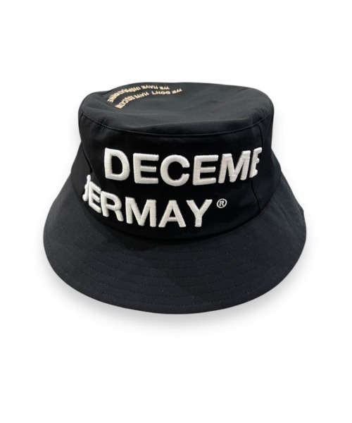 ディセンバーメイwater repellent bucket hatUNISEX Water repellent cap bucket hat（ハット）｜DECEMBERMAY