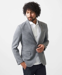 MICHEL KLEIN HOMME   （ミッシェルクランオム）の「【セットアップ】メッシュ調テーラードジャケット（テーラードジャケット）」