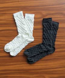 HER CLOSET（ハークローゼット）の「 【HER CLOSET】クラシックワッフルソックス CLASSIC WAFFLE SOCKS（ソックス/靴下）」