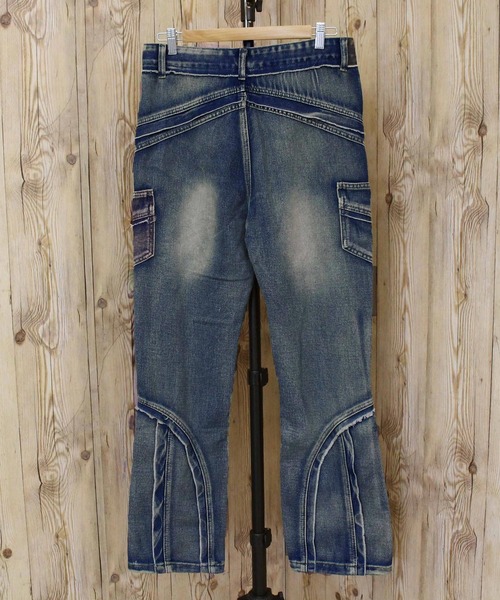 TopIsm（トップイズム）の「【2025】ヴィンテージ加工リメイク フレアデニムパンツ（デニムパンツ・メンズ・ブルー・M/L）」の11枚目の写真