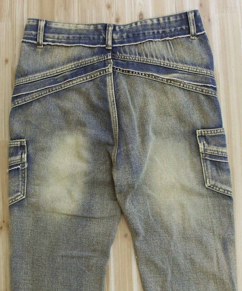 TopIsm（トップイズム）の「【2025】ヴィンテージ加工リメイク フレアデニムパンツ（デニムパンツ・メンズ・ブルー・M/L）」の13枚目の写真