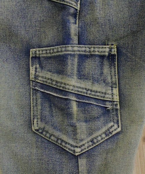 TopIsm（トップイズム）の「【2025】ヴィンテージ加工リメイク フレアデニムパンツ（デニムパンツ・メンズ・ブルー・M/L）」の15枚目の写真
