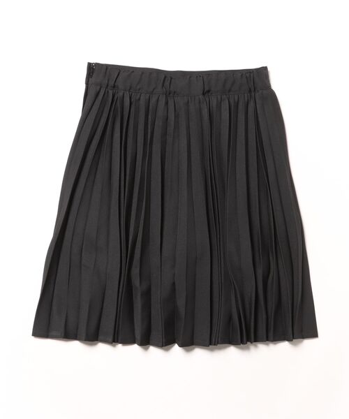 pom ponette junior（ポンポネットジュニア）の「＊Reflaxウォッシャブルアコーディオンプリーツスカパン（スーツスカート・キッズ・ブラック・L:160cm/M:150cm）」の2枚目の写真