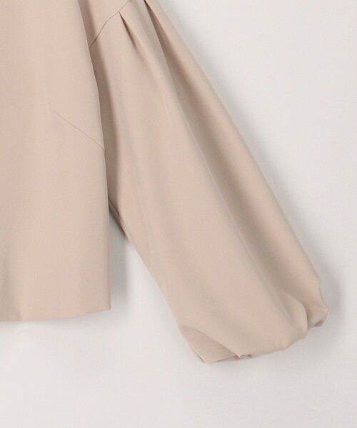 MICO COULIER（ミコクリエ）の「《オケージョン対応》ダブルクロスストレッチジャケット（ノーカラージャケット・レディース・ネイビー/ベージュ・38）」の14枚目の写真