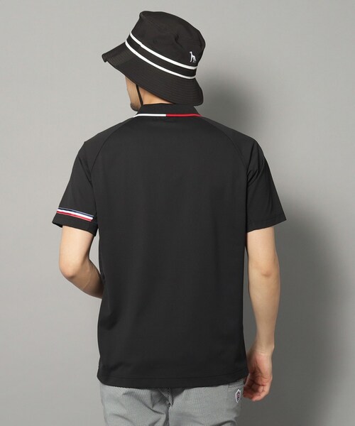 adabat（アダバット）の「【新レーベル ADABAT NAVY】UVカット/吸水速乾 ドライカノコラインポロシャツ（ポロシャツ・メンズ・ホワイト/ブラック・52/50/48/46）」の14枚目の写真