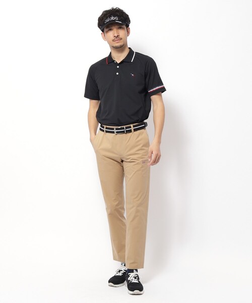 adabat（アダバット）の「【新レーベル ADABAT NAVY】UVカット/吸水速乾 ドライカノコラインポロシャツ（ポロシャツ・メンズ・ホワイト/ブラック・52/50/48/46）」の17枚目の写真