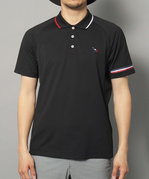 adabat（アダバット）の「【新レーベル ADABAT NAVY】UVカット/吸水速乾 ドライカノコラインポロシャツ（ポロシャツ・メンズ・ホワイト/ブラック・52/50/48/46）」の20枚目の写真