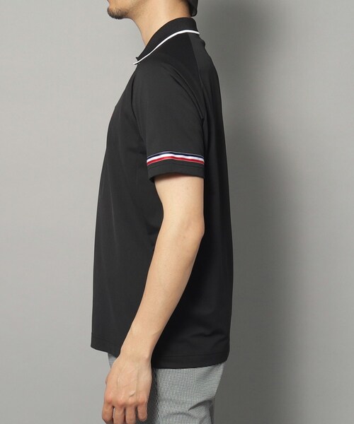 adabat（アダバット）の「【新レーベル ADABAT NAVY】UVカット/吸水速乾 ドライカノコラインポロシャツ（ポロシャツ・メンズ・ホワイト/ブラック・52/50/48/46）」の21枚目の写真