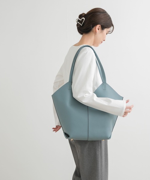 URBAN RESEARCH DOORS（アーバンリサーチドアーズ）の「シルケットコットンヘンリーネックプルオーバー（シャツ/ブラウス・レディース・ネイビー/アイボリー/ブルー・MEDIUM）」の14枚目の写真
